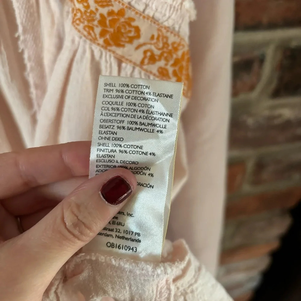 Free People Blush Pink Harry Sweatshirt - Picture 8 of 9